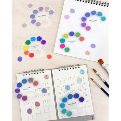 Sun-Star PALETTONE Stickers - Sparkling Amber Sugar - Flake Stickers