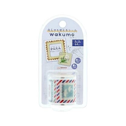 Sun-Star Wakumo Roll Sticker - Square - Stamps & Flowers and Birds - Sticker Rolls