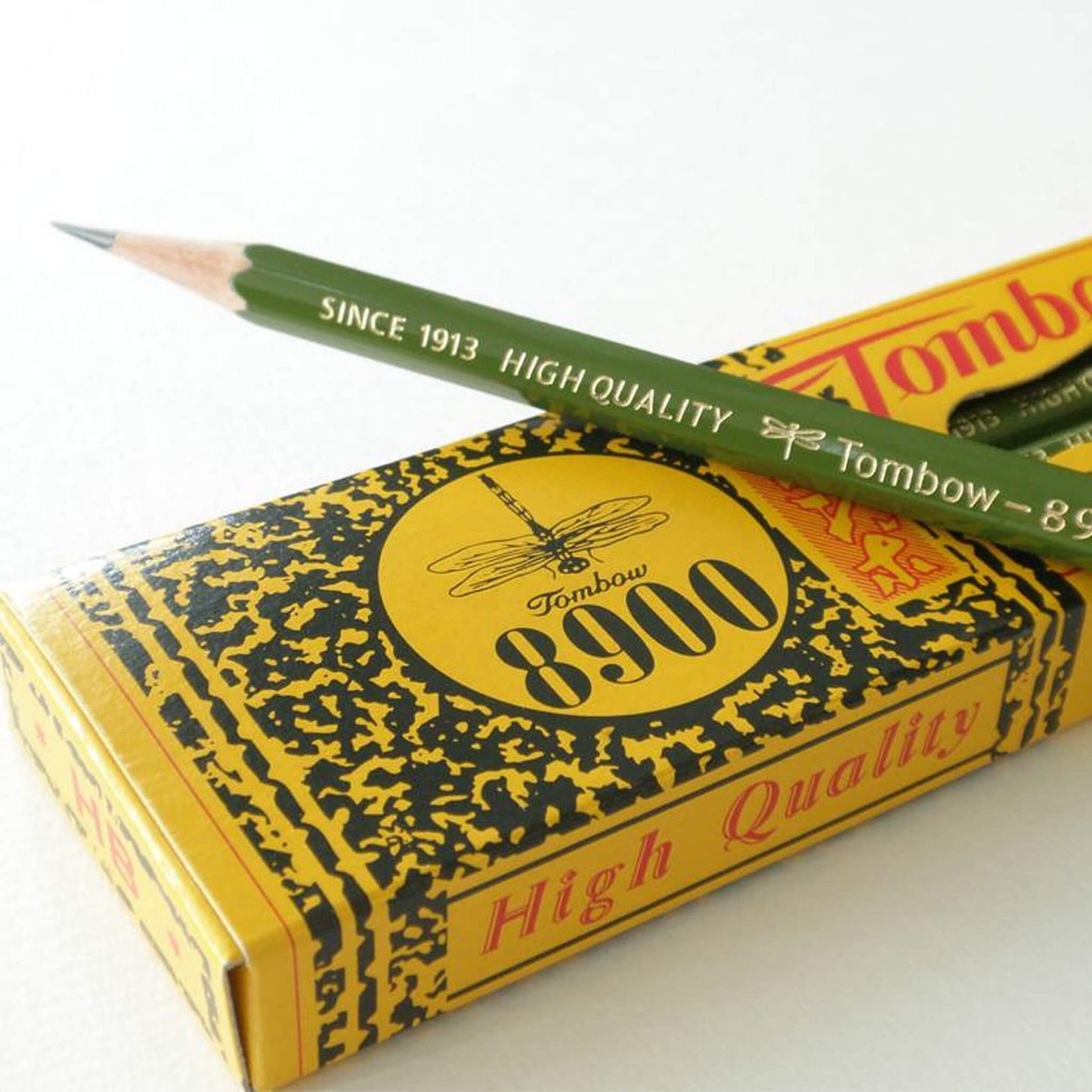 Tombow 8900 Wooden Pencil HB Pack of 12 - Wooden Pencils