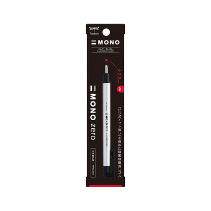 Tombow MONO Zero Pen Style Eraser - Round Shape - Silver - Erasers