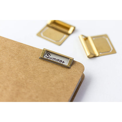 TRAVELER'S COMPANY Brass Index Clip - Page Clips