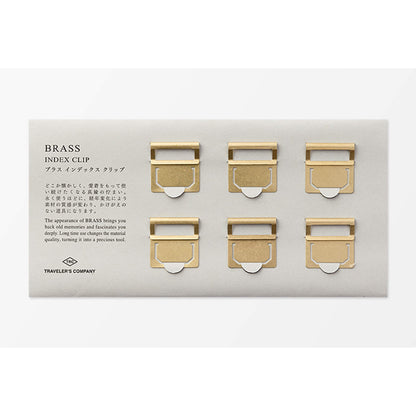 TRAVELER'S COMPANY Brass Index Clip - Page Clips