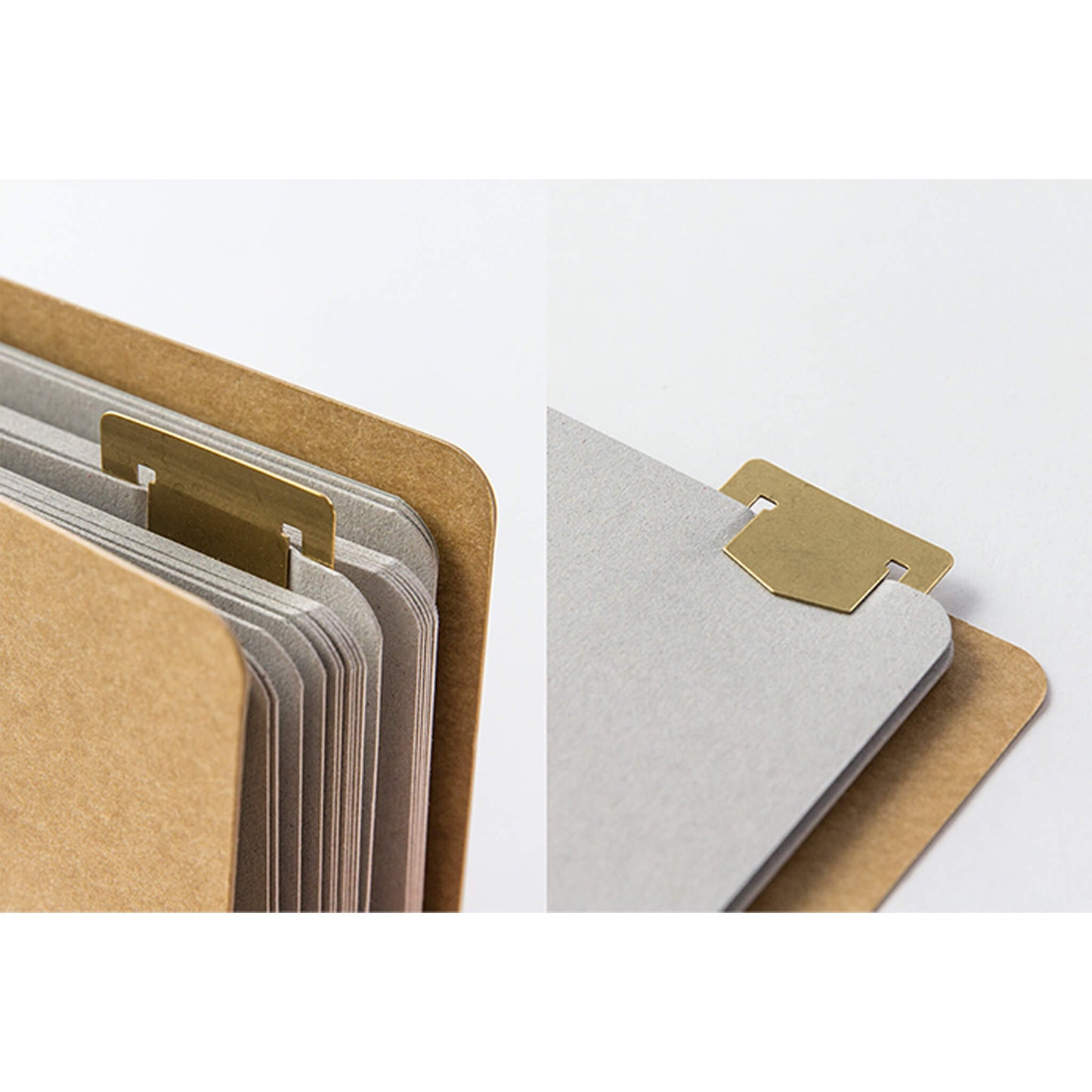 TRAVELER'S COMPANY Brass Template Bookmark - Alphabet - Template Rulers
