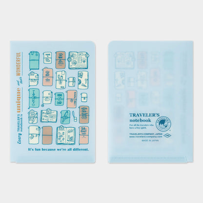 TRAVELER'S notebook 2027 - Clear Folder - Passport Size - Clear Files