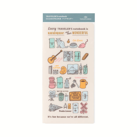 TRAVELER'S notebook 2027 - Clear Folder - Regular Size - Clear Files