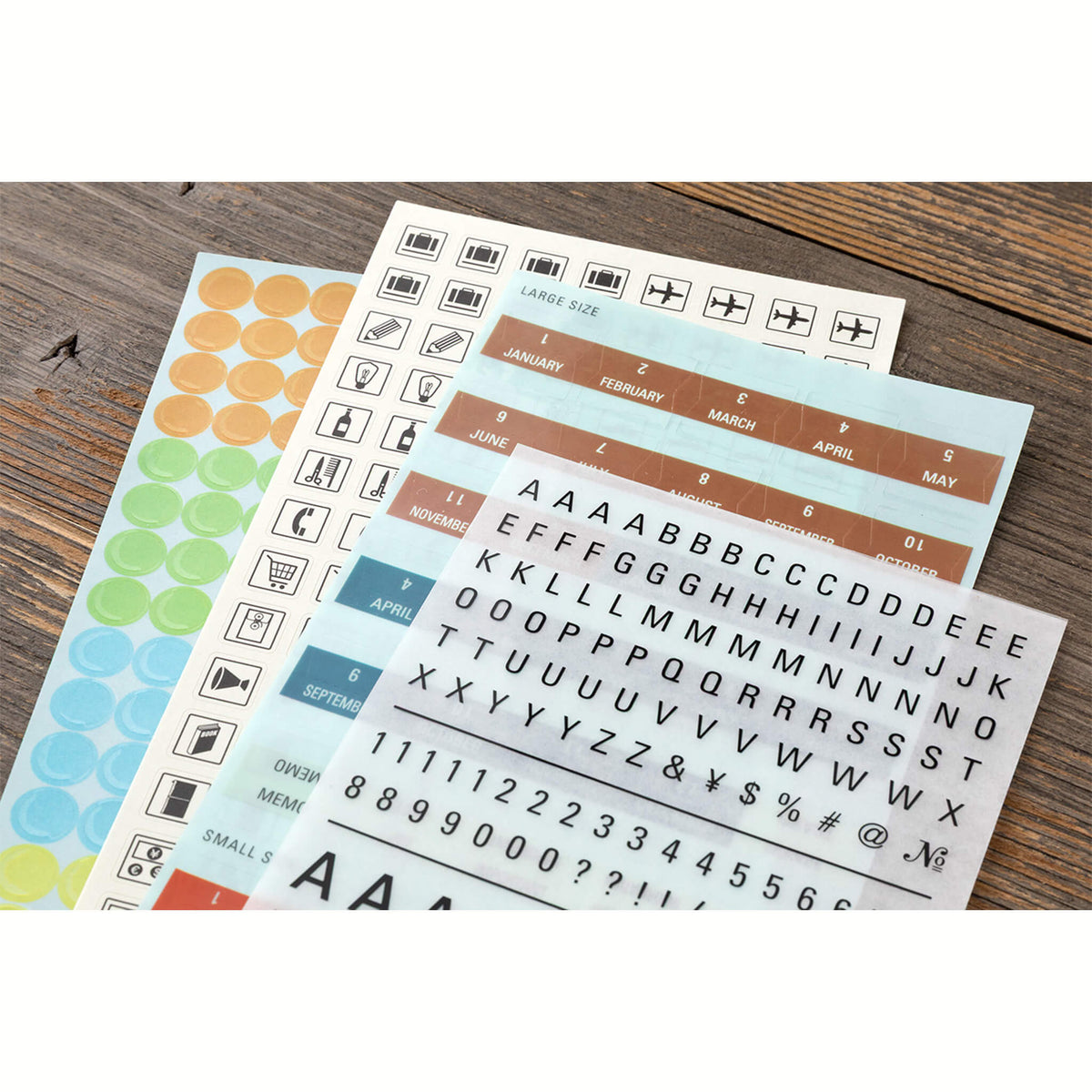 TRAVELER'S notebook 2027 - Customized Sticker Set - Sticker Sheets