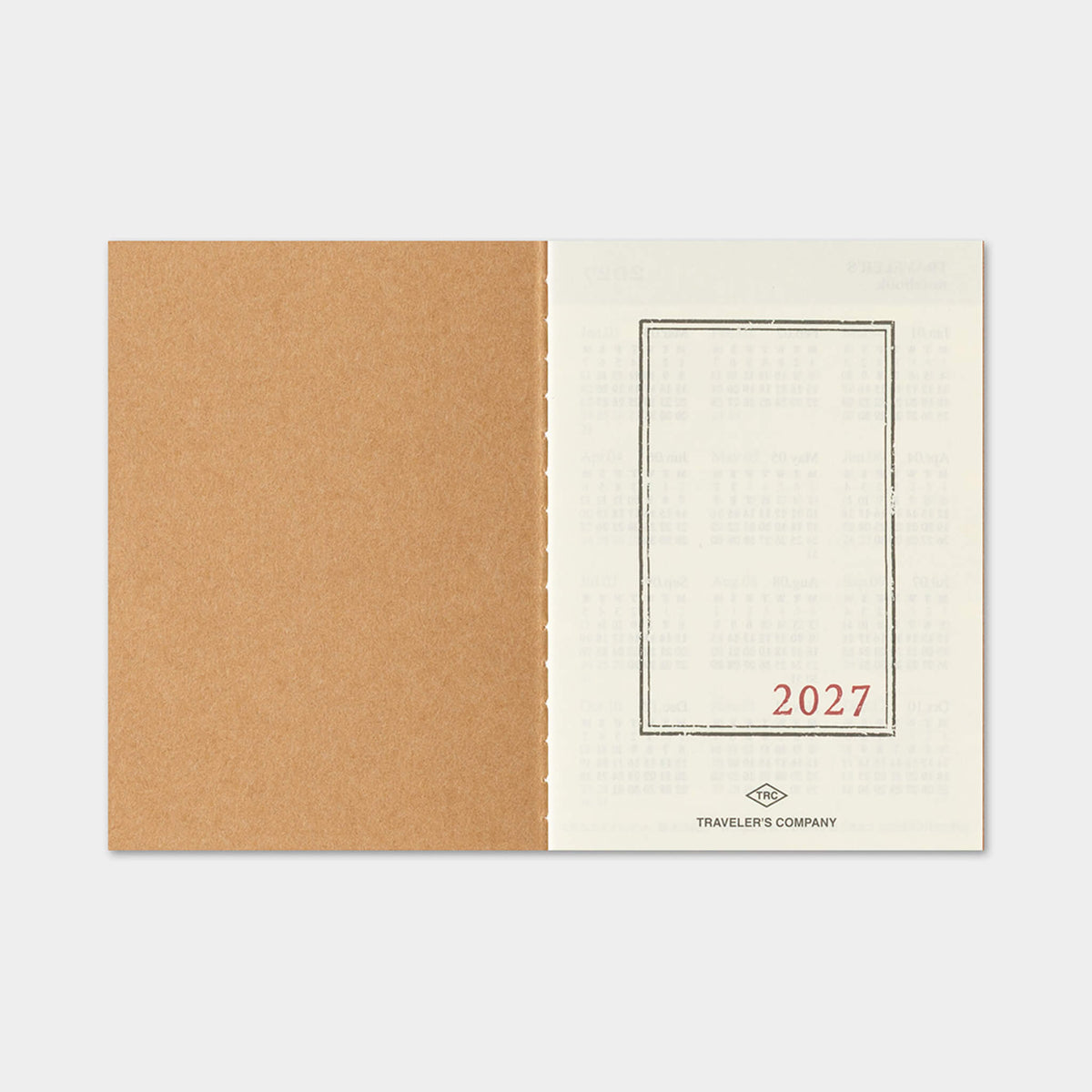 TRAVELER'S notebook 2027 - Monthly Refill - Passport Size - 2027 Planners & Diaries