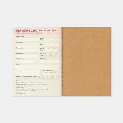 TRAVELER'S notebook 2027 - Monthly Refill - Passport Size - 2027 Planners & Diaries