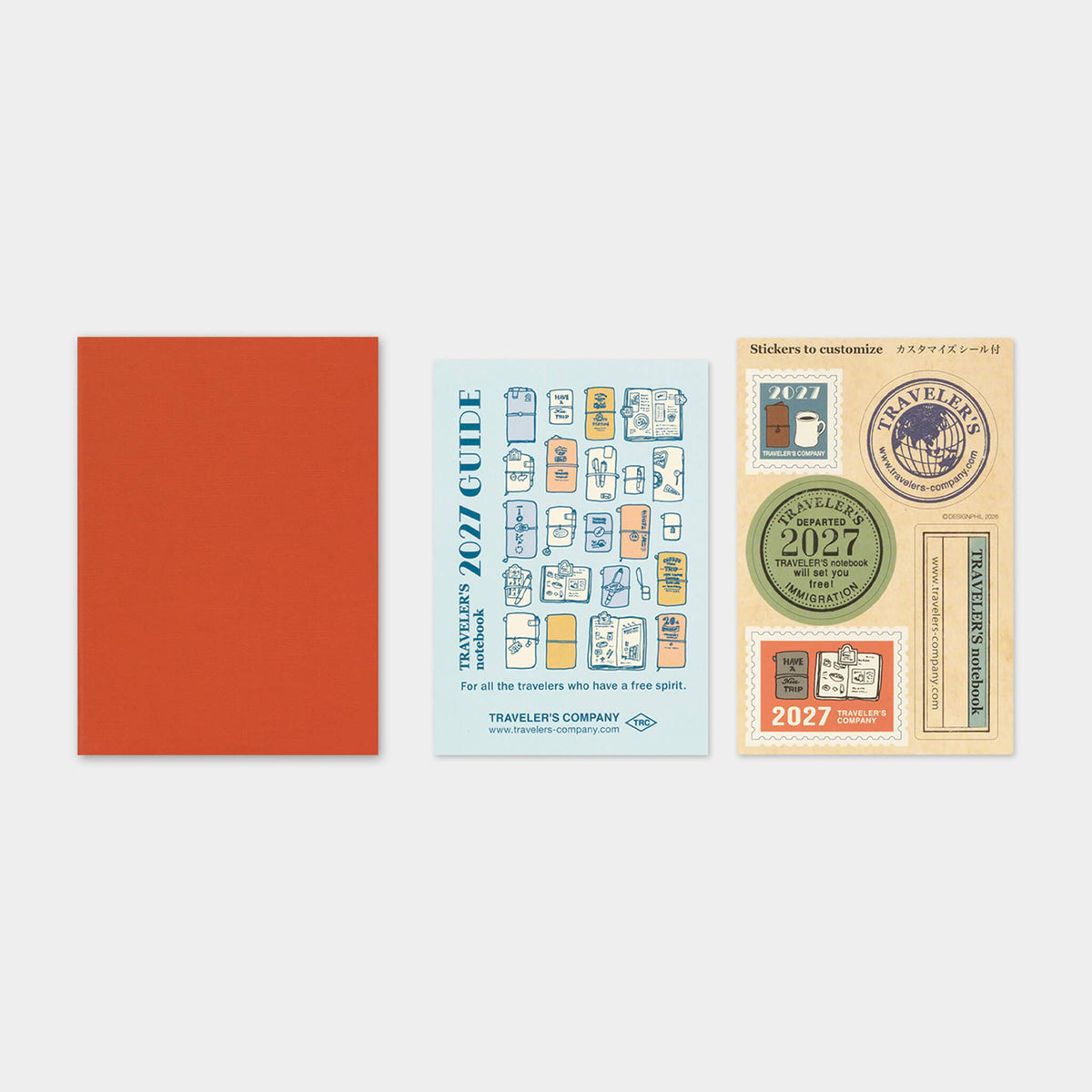 TRAVELER'S notebook 2027 - Monthly Refill - Passport Size - 2027 Planners & Diaries