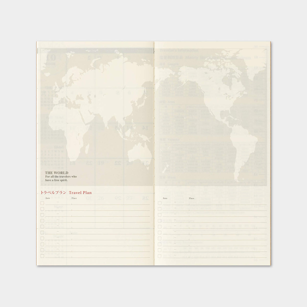 TRAVELER'S notebook 2027 - Monthly Refill - Regular Size - 2027 Planners & Diaries