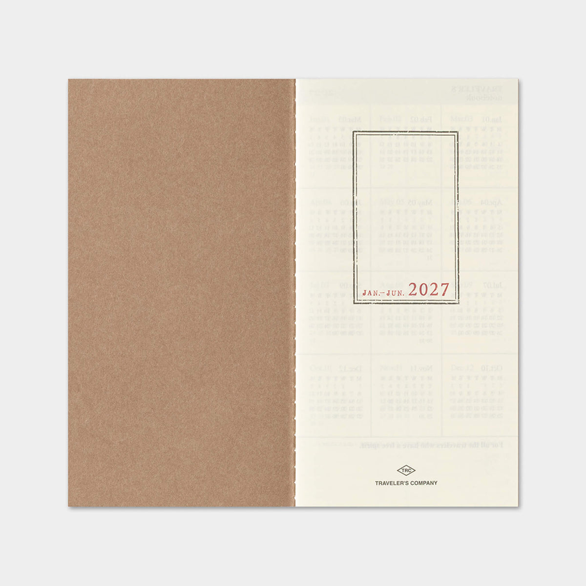 TRAVELER'S notebook 2027 - Weekly + Memo Refill - Regular Size - 2027 Planners & Diaries