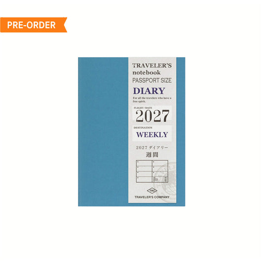 TRAVELER'S notebook 2027 - Weekly Refill - Passport Size - 2027 Planners & Diaries