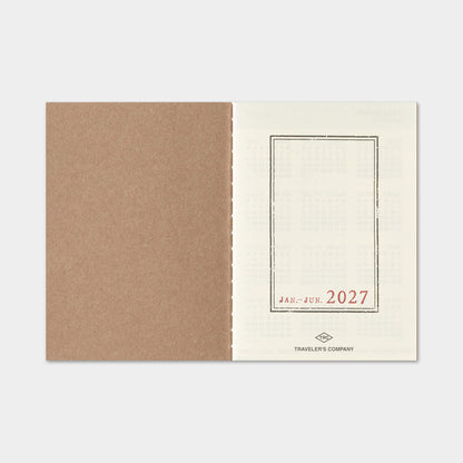 TRAVELER'S notebook 2027 - Weekly Refill - Passport Size - 2027 Planners & Diaries