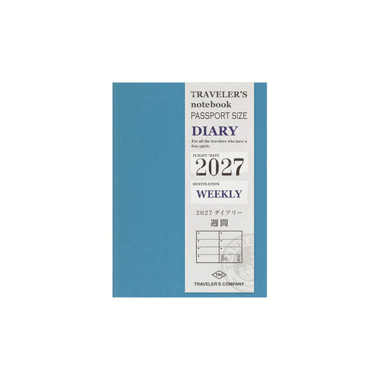 TRAVELER'S notebook 2027 - Weekly Refill - Passport Size - 2027 Planners & Diaries