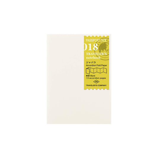 TRAVELER'S notebook - Accordion Fold Paper Refill 018 - Passport Size - Sketchbooks