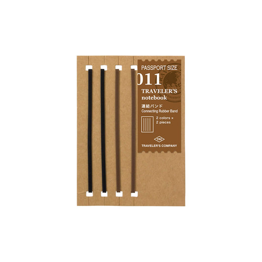 TRAVELER'S notebook - Connecting Rubber Band 011 - Passport Size - Notebook Replacement Elastic Bands