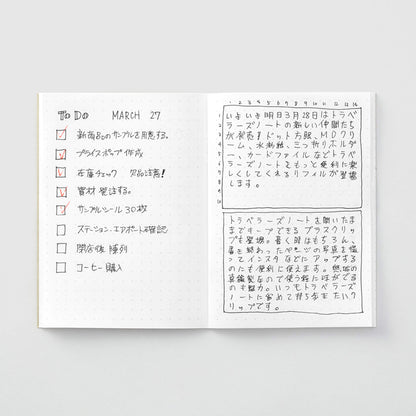 TRAVELER'S notebook - Dot Grid Notebook Refill 014 - Passport Size - Notebooks