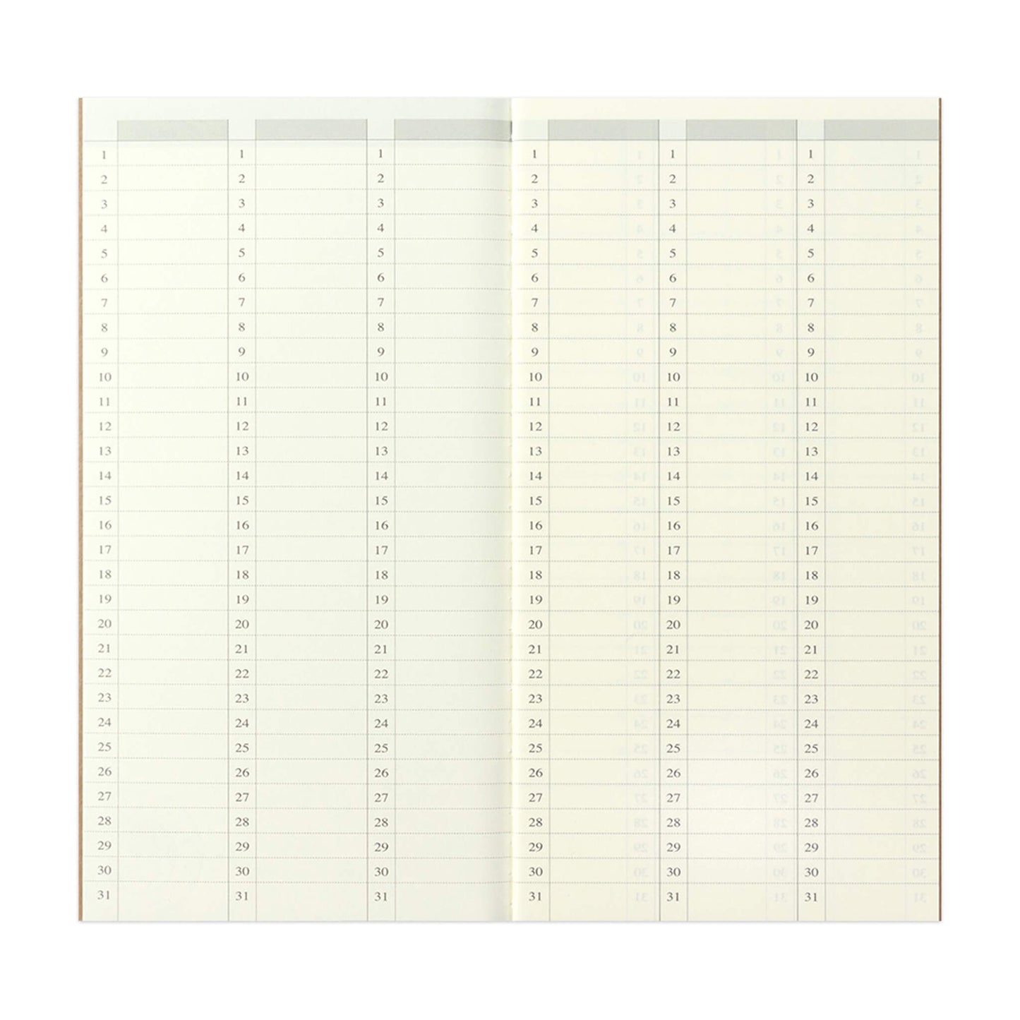 TRAVELER'S notebook - Free Diary <Weekly Vertical> Refill 018 - Regular Size - Diaries & Planners