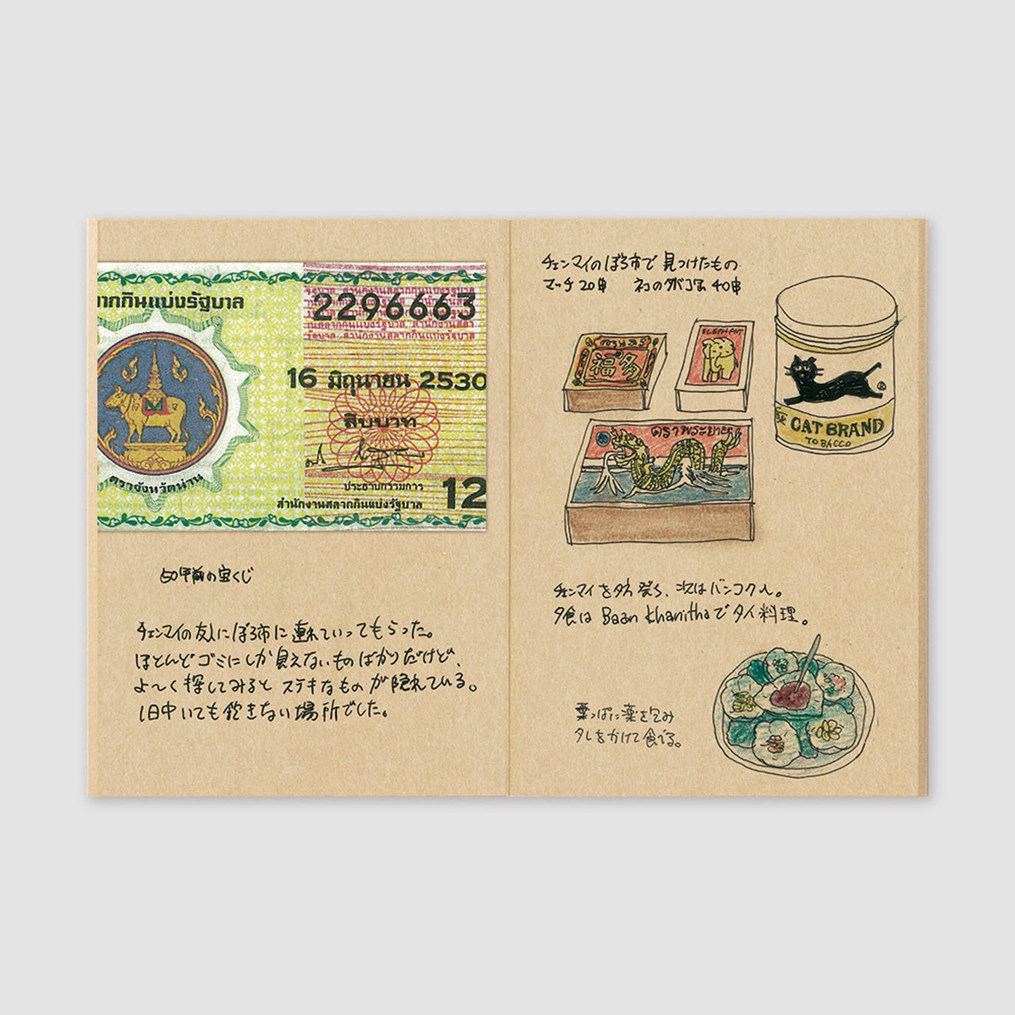 TRAVELER'S notebook - Kraft Paper Notebook Refill 009 - Passport Size - Notebooks