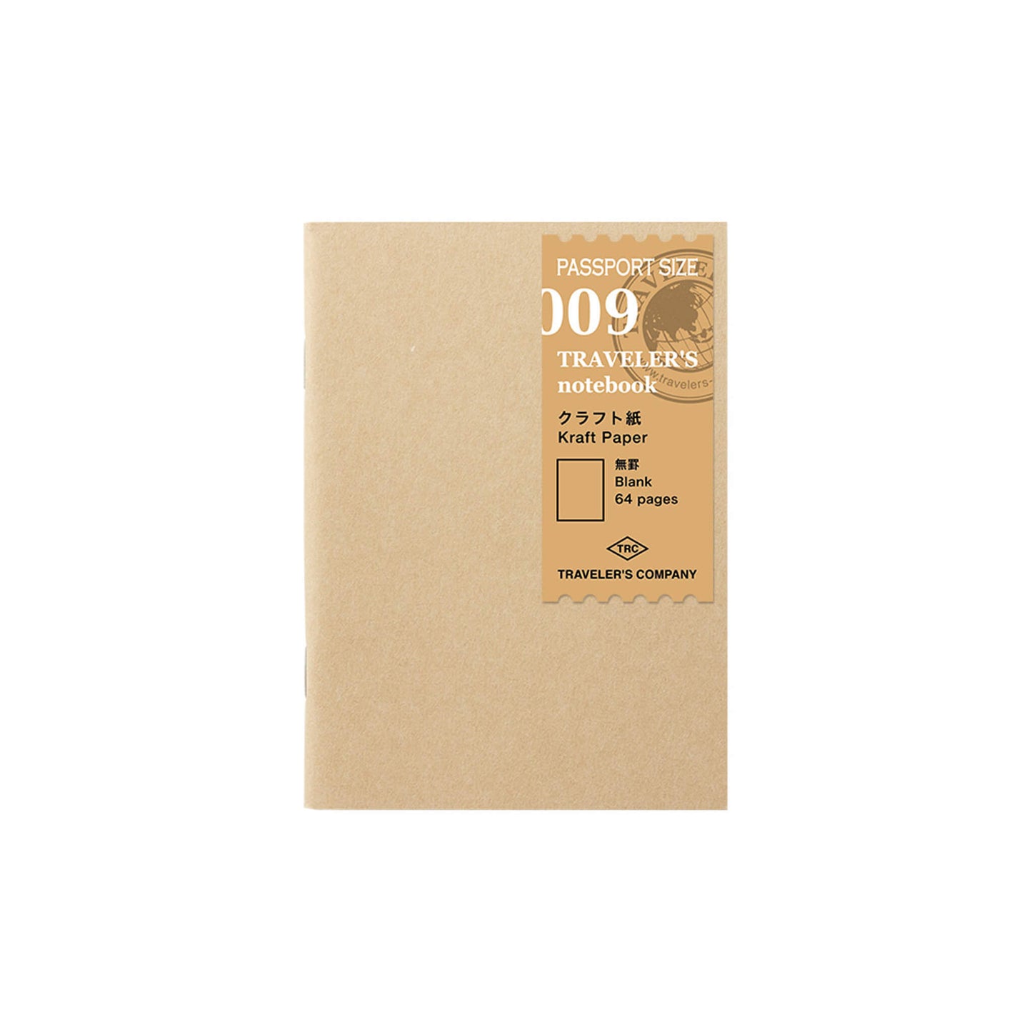 TRAVELER'S notebook - Kraft Paper Notebook Refill 009 - Passport Size - Notebooks