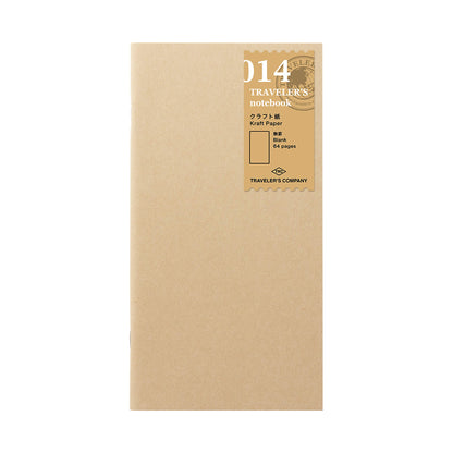 TRAVELER'S notebook - Kraft Paper Notebook Refill 014 - Regular Size - Notebooks