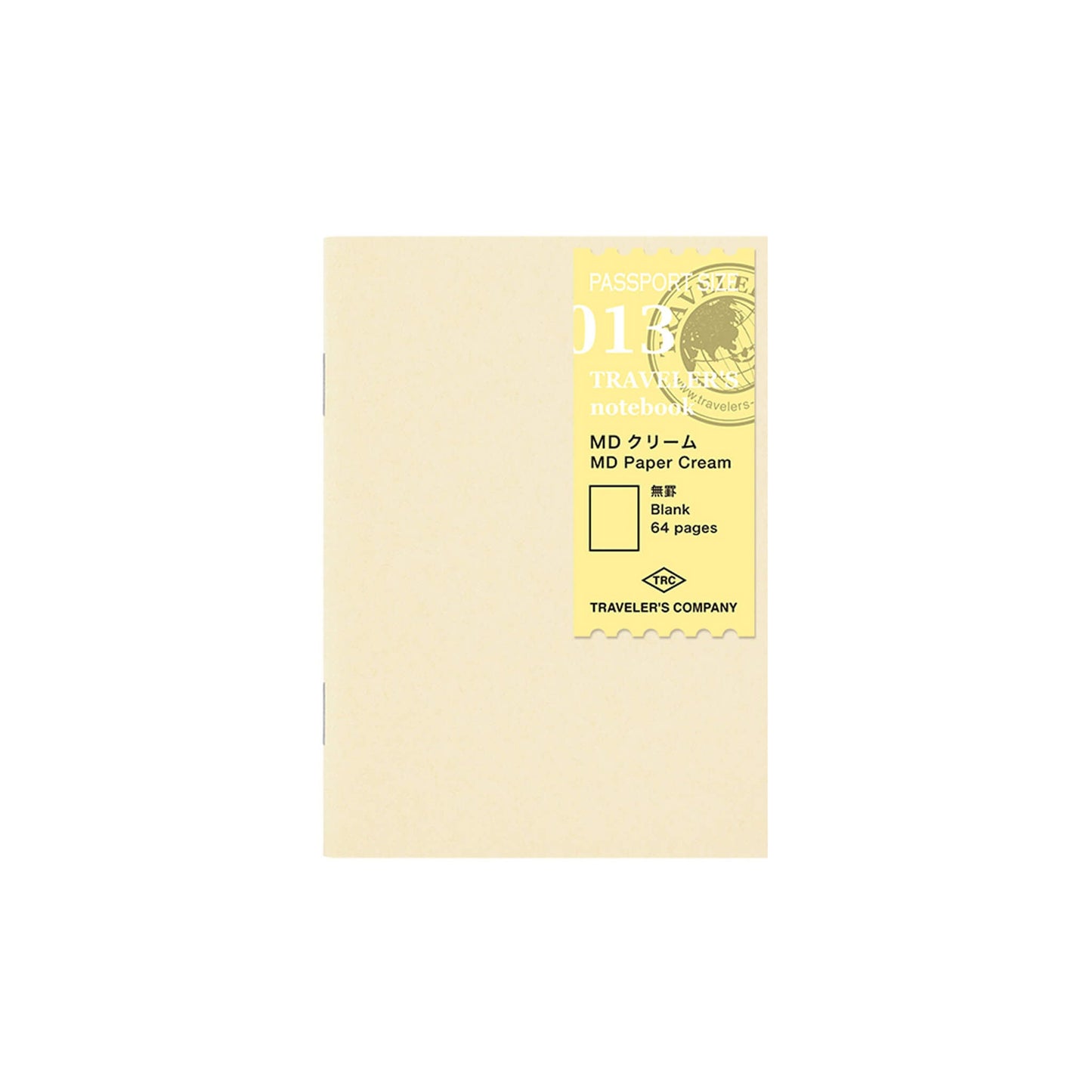 TRAVELER'S notebook - MD Paper Cream Notebook Refill 013 - Passport Size - Notebooks