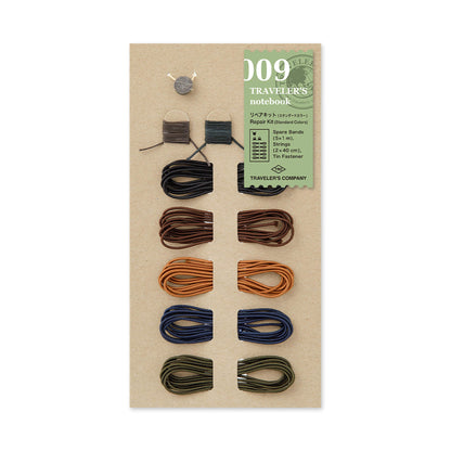 TRAVELER'S notebook - Repair Kit Standard Colors 009 - Notebook Replacement Elastic Bands