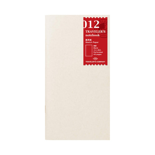 TRAVELER'S notebook - Sketch Paper Notebook Refill 012 - Regular Size - Sketchbooks