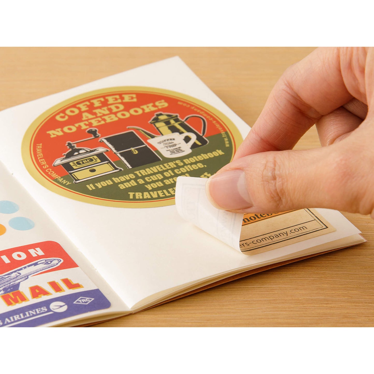 TRAVELER'S notebook - Sticker Release Paper Notebook Refill 017 - Passport Size - Sticker Release Books