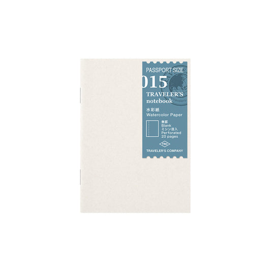 TRAVELER'S notebook - Watercolor Paper Notebook Refill 015 - Passport Size - Sketchbooks