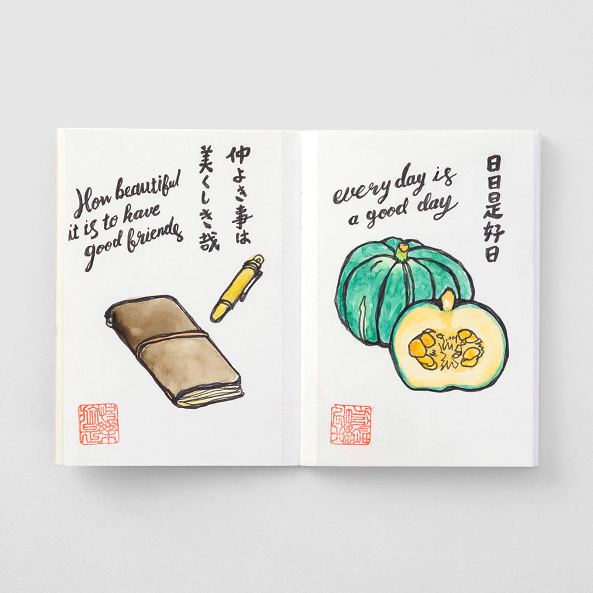 TRAVELER'S notebook - Watercolor Paper Notebook Refill 015 - Passport Size - Sketchbooks