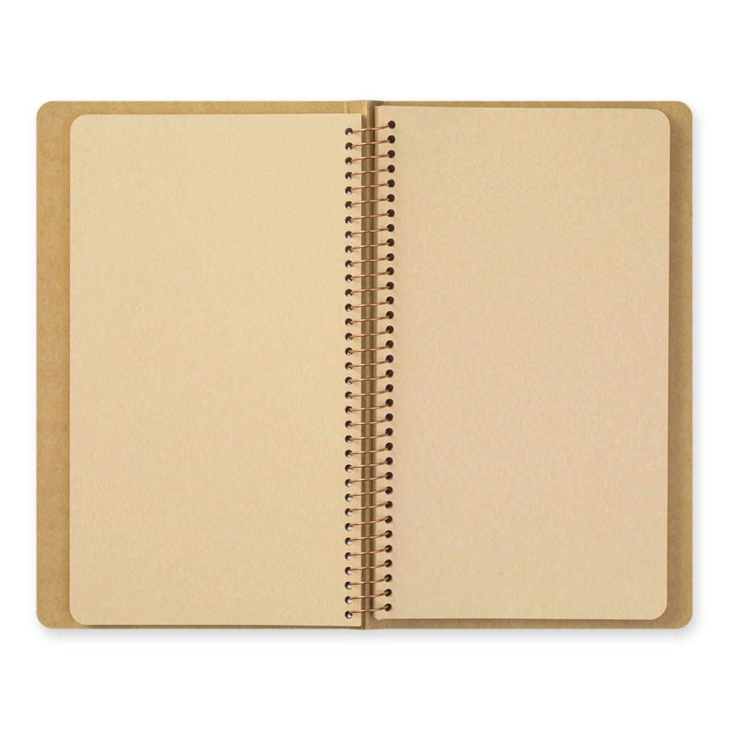 TRC Spiral Ring Notebook <A5 Slim> Blank DW Kraft Paper - Notebooks