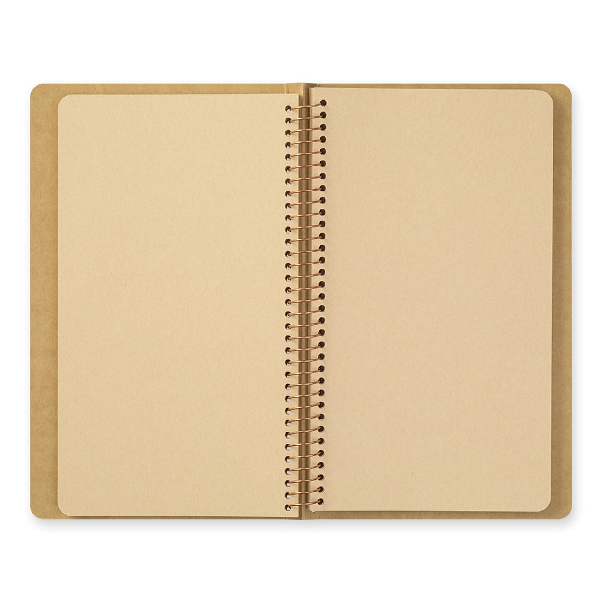 TRC Spiral Ring Notebook <A5 Slim> Blank DW Kraft Paper - Notebooks