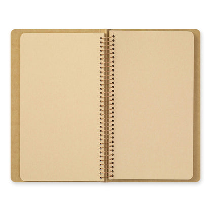TRC Spiral Ring Notebook <A5 Slim> Blank DW Kraft Paper - Notebooks
