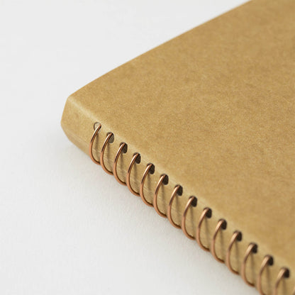 TRC Spiral Ring Notebook <A5 Slim> Blank DW Kraft Paper - Notebooks