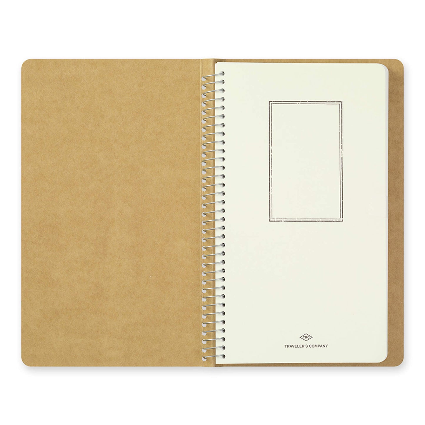 TRC Spiral Ring Notebook <A5 Slim> Blank MD Paper White - Notebooks