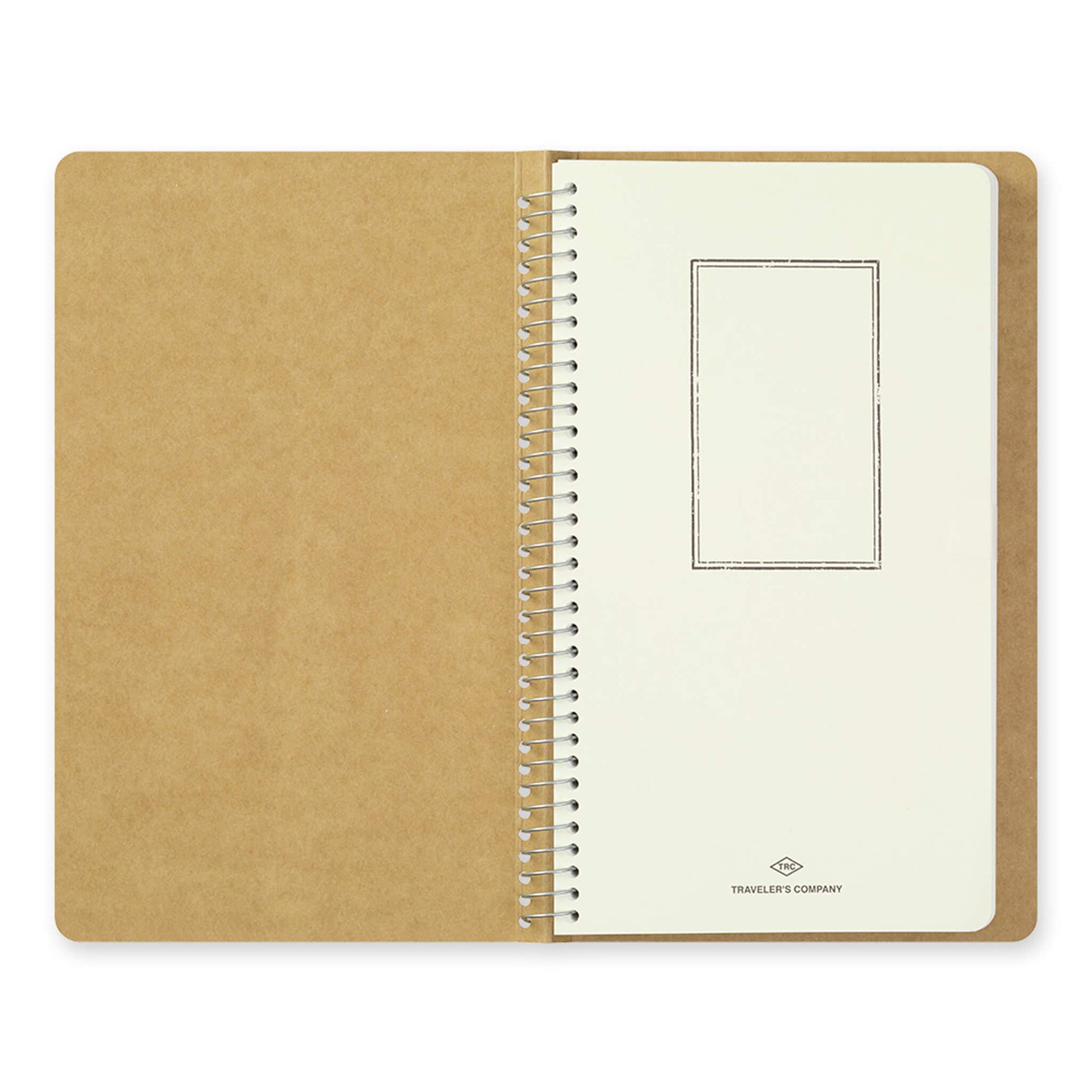TRC Spiral Ring Notebook <A5 Slim> Blank MD Paper White - Notebooks
