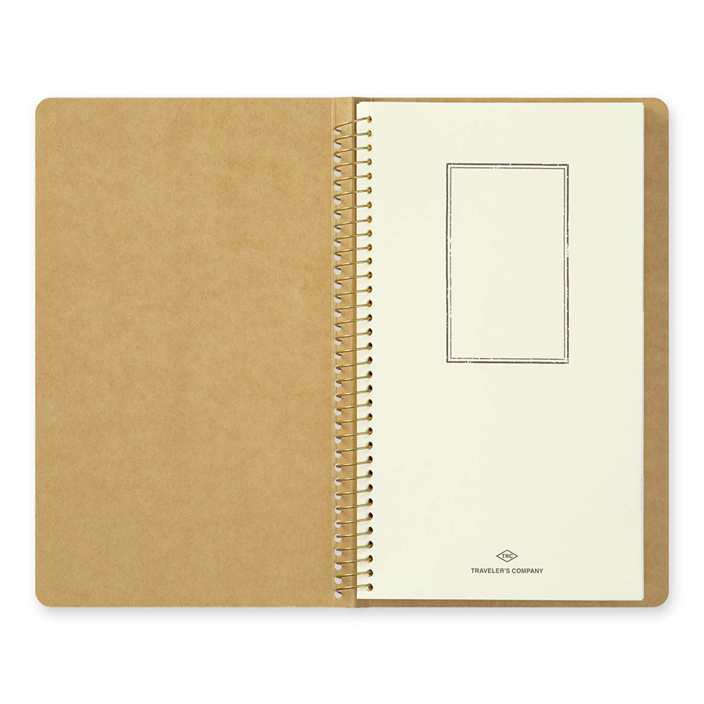 TRC Spiral Ring Notebook <A5 Slim> Paper Pocket - Storage Notebooks