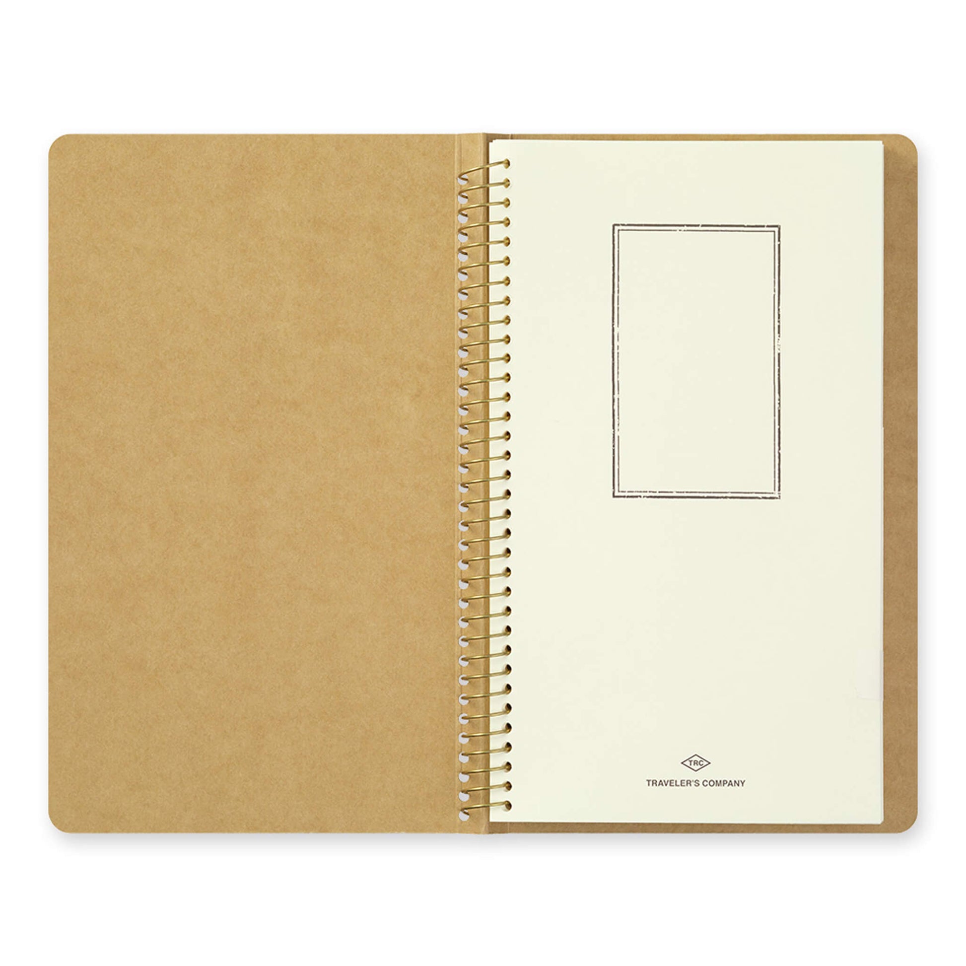 TRC Spiral Ring Notebook <A5 Slim> Paper Pocket - Storage Notebooks