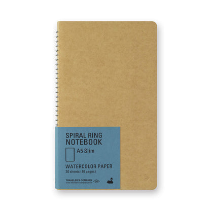 TRC Spiral Ring Notebook <A5 Slim> Watercolor Paper - Sketchbooks