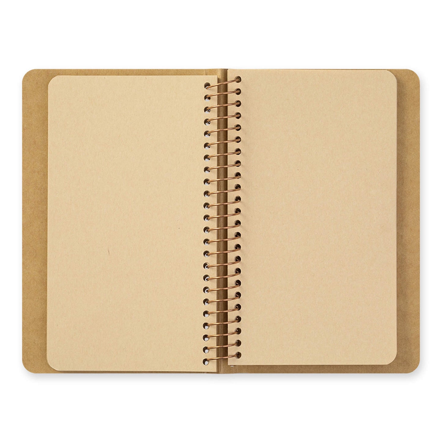TRC Spiral Ring Notebook <A6 Slim> Blank DW Kraft Paper - Notebooks