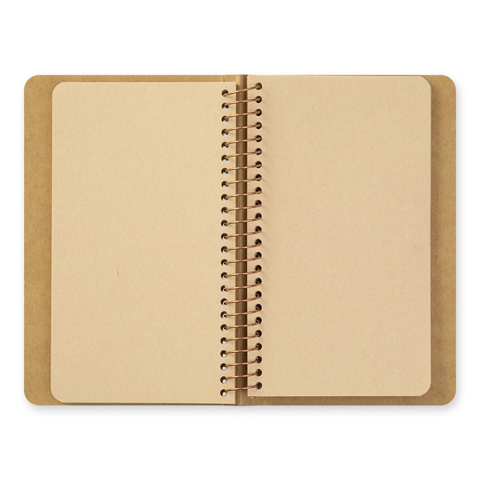 TRC Spiral Ring Notebook <A6 Slim> Blank DW Kraft Paper - Notebooks