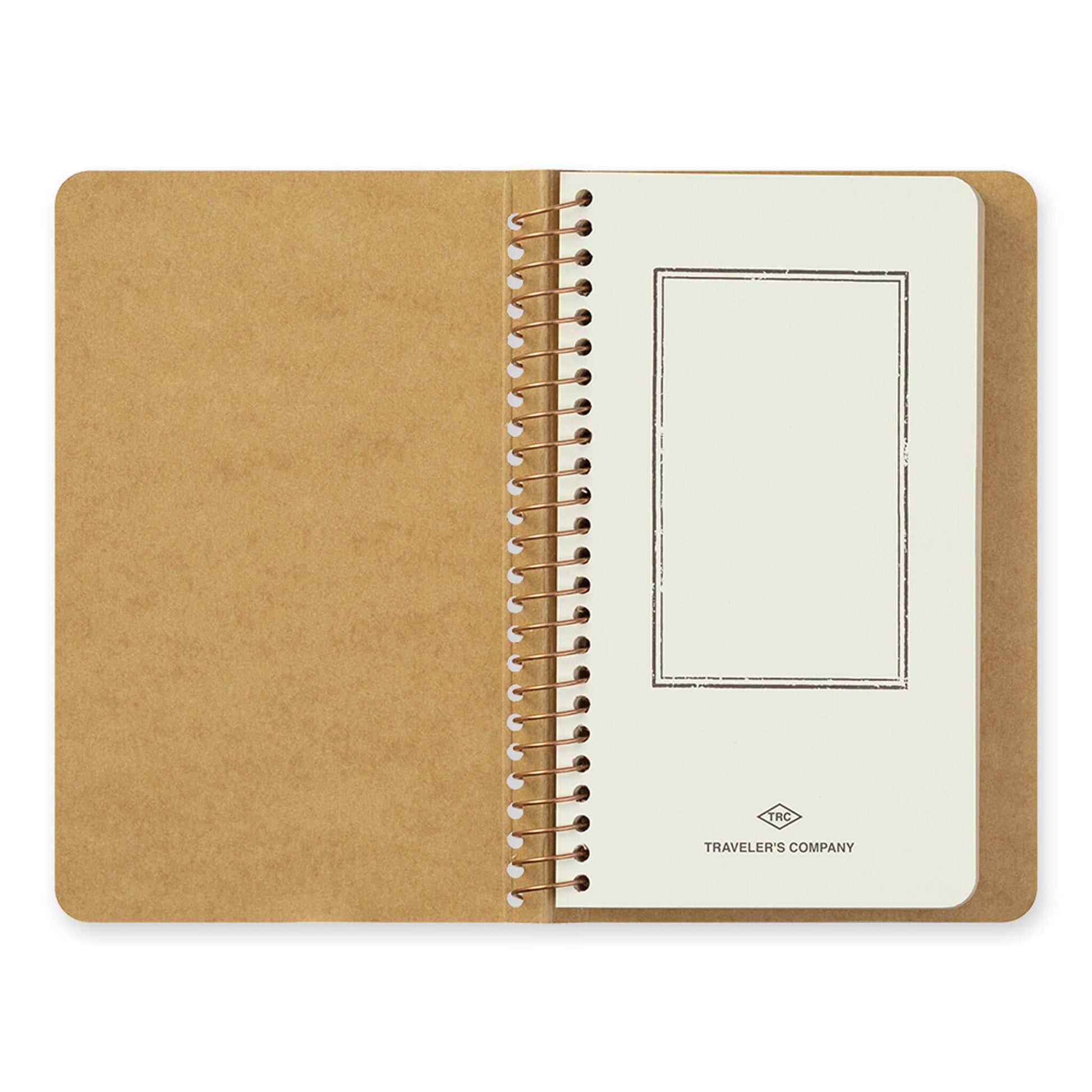 TRC Spiral Ring Notebook <A6 Slim> Blank DW Kraft Paper - Notebooks