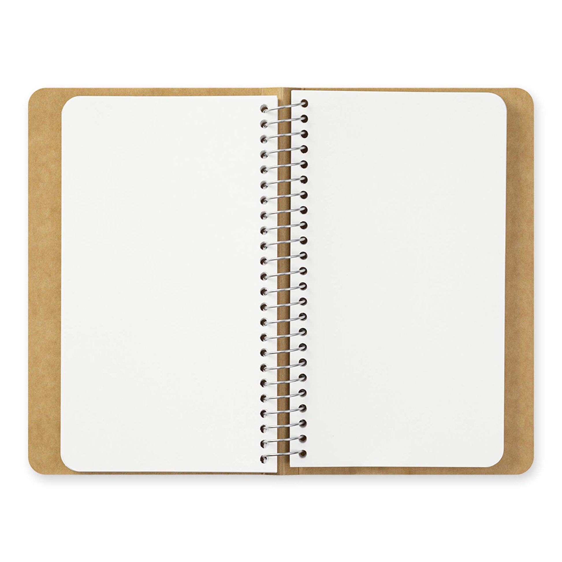 TRC Spiral Ring Notebook <A6 Slim> Blank MD Paper White - Notebooks