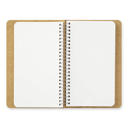 TRC Spiral Ring Notebook <A6 Slim> Blank MD Paper White - Notebooks