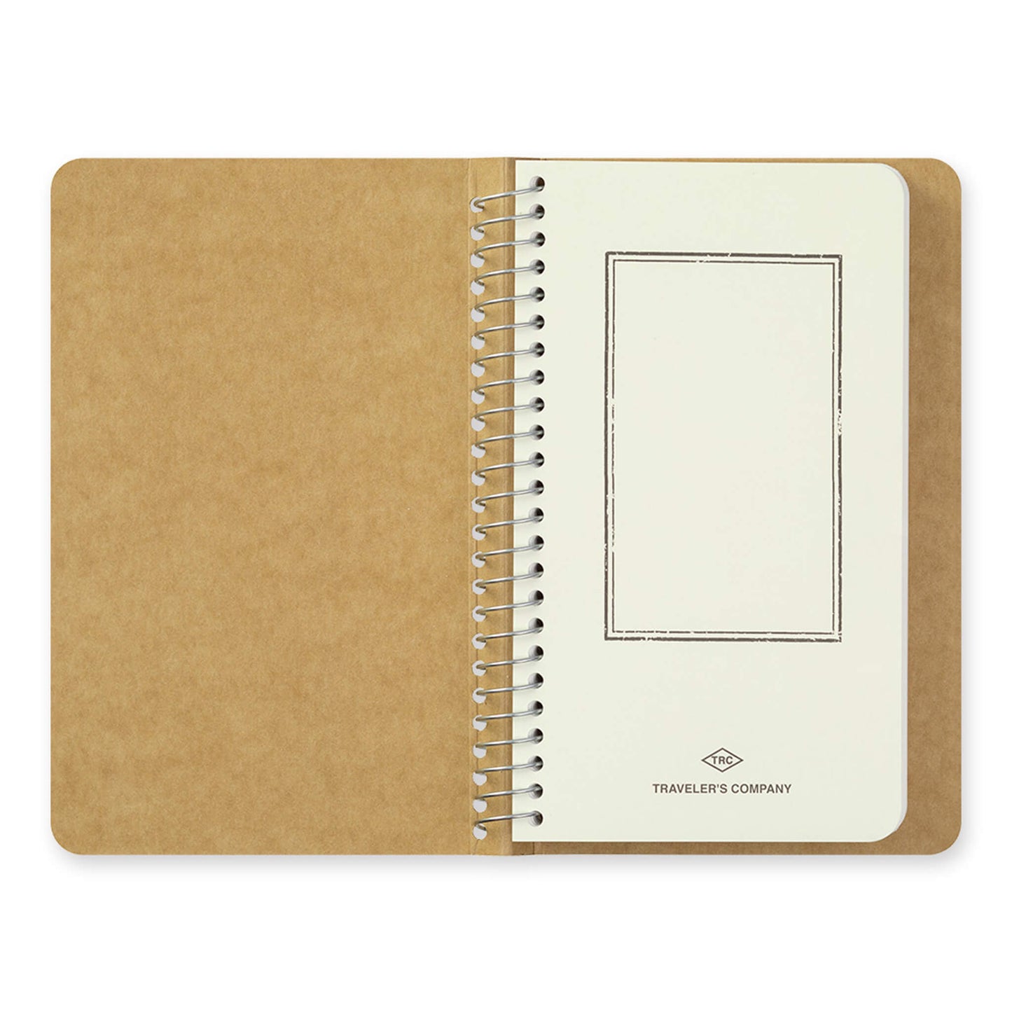 TRC Spiral Ring Notebook <A6 Slim> Blank MD Paper White - Notebooks