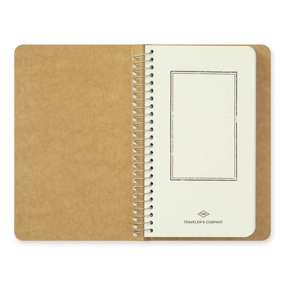 TRC Spiral Ring Notebook <A6 Slim> Blank MD Paper White - Notebooks