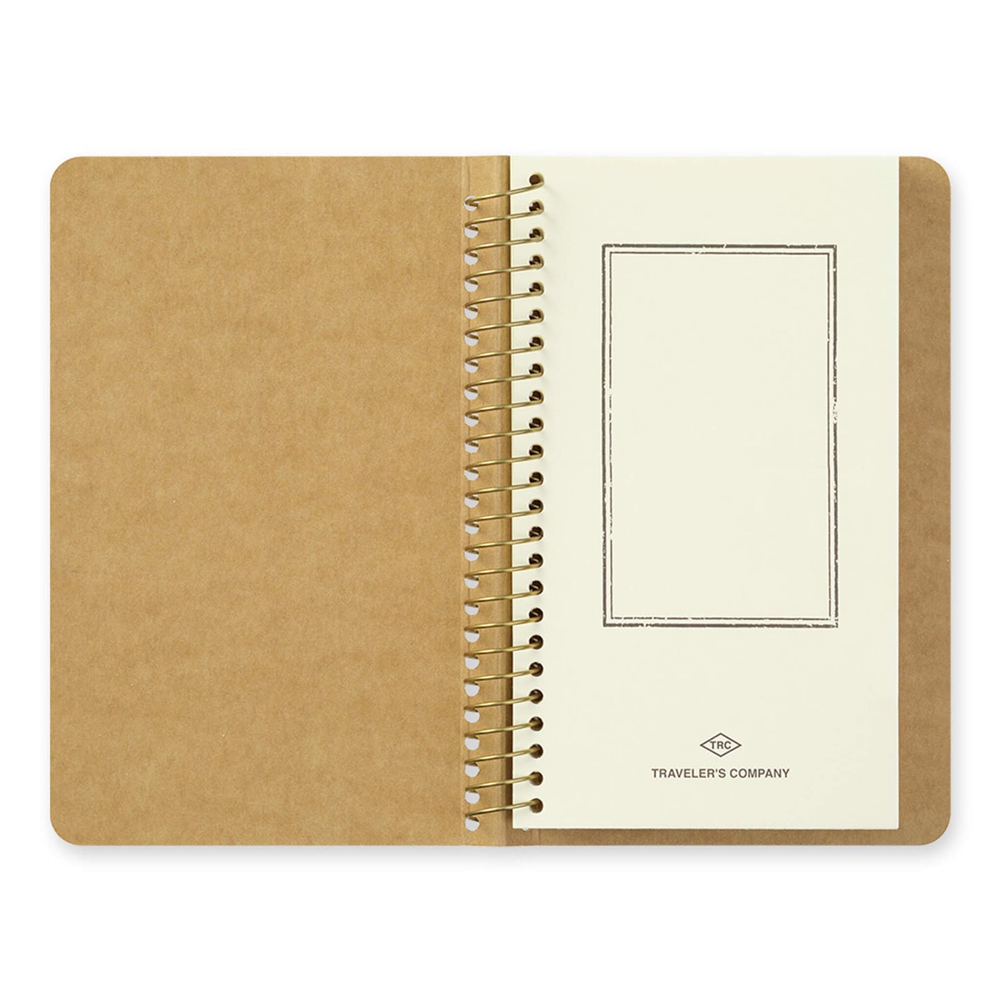 TRC Spiral Ring Notebook <A6 Slim> Paper Pocket - Storage Notebooks
