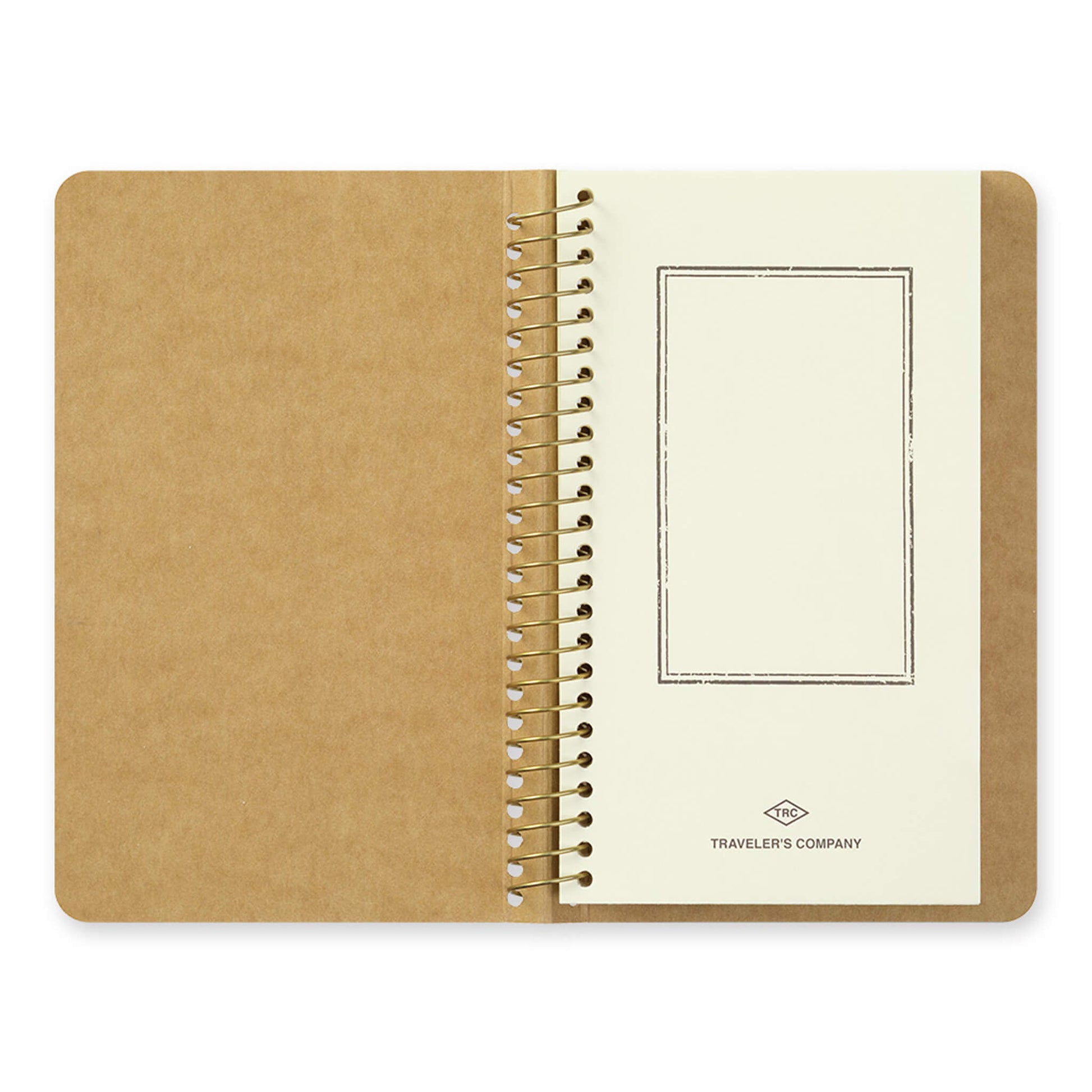 TRC Spiral Ring Notebook <A6 Slim> Paper Pocket - Storage Notebooks