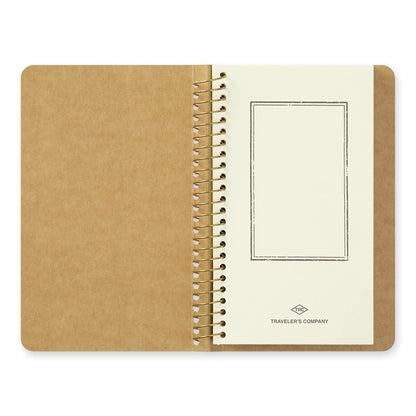 TRC Spiral Ring Notebook <A6 Slim> Paper Pocket - Storage Notebooks